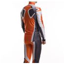 Sportful Sapporo Race Nohavice oranžová-sivá-biela