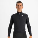 Sportful TD MID top so zipsom a dlhým rukávom čierny