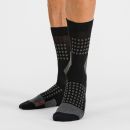 Sportful APEX PONOŽKY čierne/tmavosivé