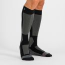 Sportful WARM WOOL LONG PONOŽKY čierne/tmavosivé