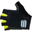 Sportful Diva dámske rukavice čierne/fluo žlté