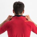 Sportful Fiandre Pro bunda s krátkym rukávom tmavoružová