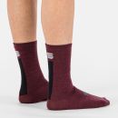 Sportful WOOL W 16 ponožky vínové/čierne