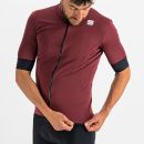 Sportful Fiandre Light NoRain bunda s kr. rukávom  vínovočervená
