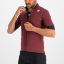 Sportful Fiandre Light NoRain bunda s kr. rukávom  vínovočervená