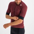 Sportful Fiandre Light NoRain bunda s kr. rukávom  vínovočervená