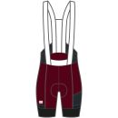 Sportful Supergiara dámske kraťasy s trakmi tmavočervené
