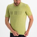 Sportful Giara Cyklistické tričko žltozelené