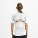 Sportful Vélodrome dámsky dres s krátkym rukávom biely