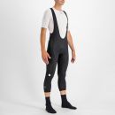 Sportful NEO 3/4 nohavice s trakmi čierne