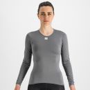 Sportful MIDWEIGHT dámske tričko s dl. rukávom sivé
