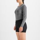 Sportful MIDWEIGHT dámske tričko s dl. rukávom sivé