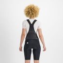 Sportful Classic Dámske kraťasy s trakmi čierne/červené