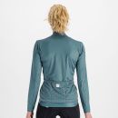 Sportful CHECKMATE THERMAL dámsky dres modrý/kaki/červený grepfruit