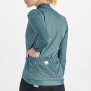 Sportful CHECKMATE THERMAL dámsky dres modrý/kaki/červený grepfruit