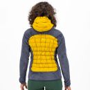 Karpos MARMAROLE dámska bunda zlatohnedá/atrament