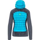 Karpos MARMAROLE dámska bunda tyrkysová/bridlicová