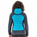 Karpos MARMAROLE dámska bunda tyrkysová/bridlicová