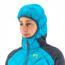 Karpos MARMAROLE dámska bunda tyrkysová/bridlicová