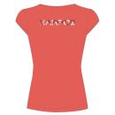 Karpos LOMA dámske tričko Hot Coral/Vintage Indigo/Cloud Dancer