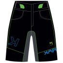 Karpos Ballistic Evo Kraťasy čierne/modré/zelené fluo