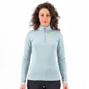 Karpos PIZZOCCO Half Zip dámska flíska modrá