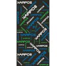 Karpos LARPOS bufka Light čierna/čierna/zelená fluo