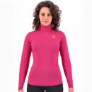 Karpos CRODA LIGHT Half Zip dámska flíska ružová