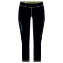 Karpos Fanes Dámske 3/4 Nohavice čierne/tyrkysové