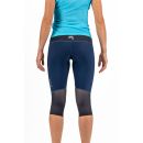 Karpos Quick Evo Dámske 3/4 Nohavice modré/tyrkysové
