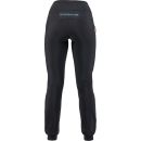 Karpos EASYGOING WINTER dámske nohavice čierne/tyrkysové