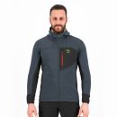 Karpos MEZZODI&rsquo; mikina flíska bridlicová/čierna