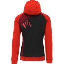 Karpos PRAMPER mikina flíska čierna/grenadína/červená