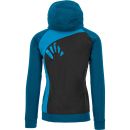 Karpos PRAMPER Zip mikina čierna/morská/modrá