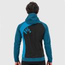 Karpos PRAMPER Zip mikina čierna/morská/modrá