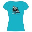 Karpos GENZIANELLA dámske tričko Blue Atoll