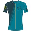 Karpos Green Fire Dres modrozelený/žltý fluo