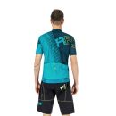 Karpos Green Fire Dres modrozelený/žltý fluo