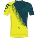 Karpos Green Fire Dres žltý fluo/modrozelený