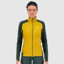 Karpos LAVAREDO dámska flíska zlatohnedá/tmavozelená