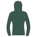 Karpos 80&rsquo;S mikina flíska borovicová/tmavozelená