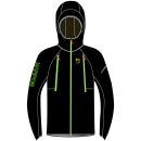 Karpos Lavaredo Rain Bunda čierna/zelená fluo