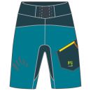Karpos Val Di Dentro Bermudy modrozelené/žlté fluo
