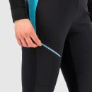 Karpos GRAND MONT SKIMO dámske nohavice čierne/tyrkysové