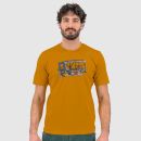 Karpos ANEMONE tričko zlatohnedé