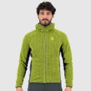 Karpos ROCCHETTA mikina flíska limetková/bridlicová