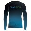 Karpos VAL DI DENTRO dres s dlhým rukávom Black/Indigo Bunting/Green Fluo