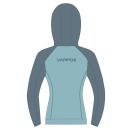 Karpos AMBRIZZOLA dámska mikina so zipsom Aquamarine/Spring Lake