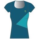 Karpos Nuvolau Dámske Tričko modré/tyrkysové