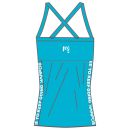 Karpos Easyfrizz Dámsky Top tyrkysový/tmavomodrý